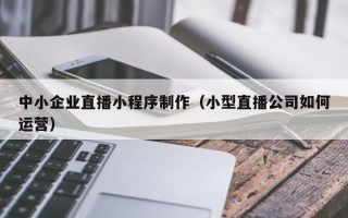 京山中小企业直播小程序制作（小型直播公司如何运营）